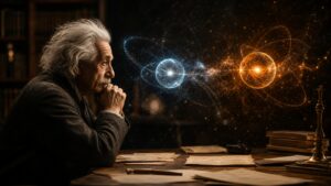 Featured image for Einstein vs. Quantum Mechanics: The Famous Debate Explained