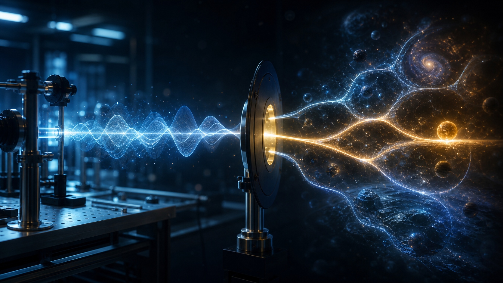 Quantum measurement concept image for The Measurement Problem in Quantum Physics: Explained Simply
