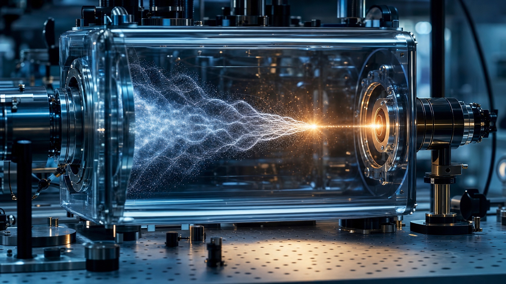Quantum measurement concept image for What Happens to a Quantum State When You Measure It?