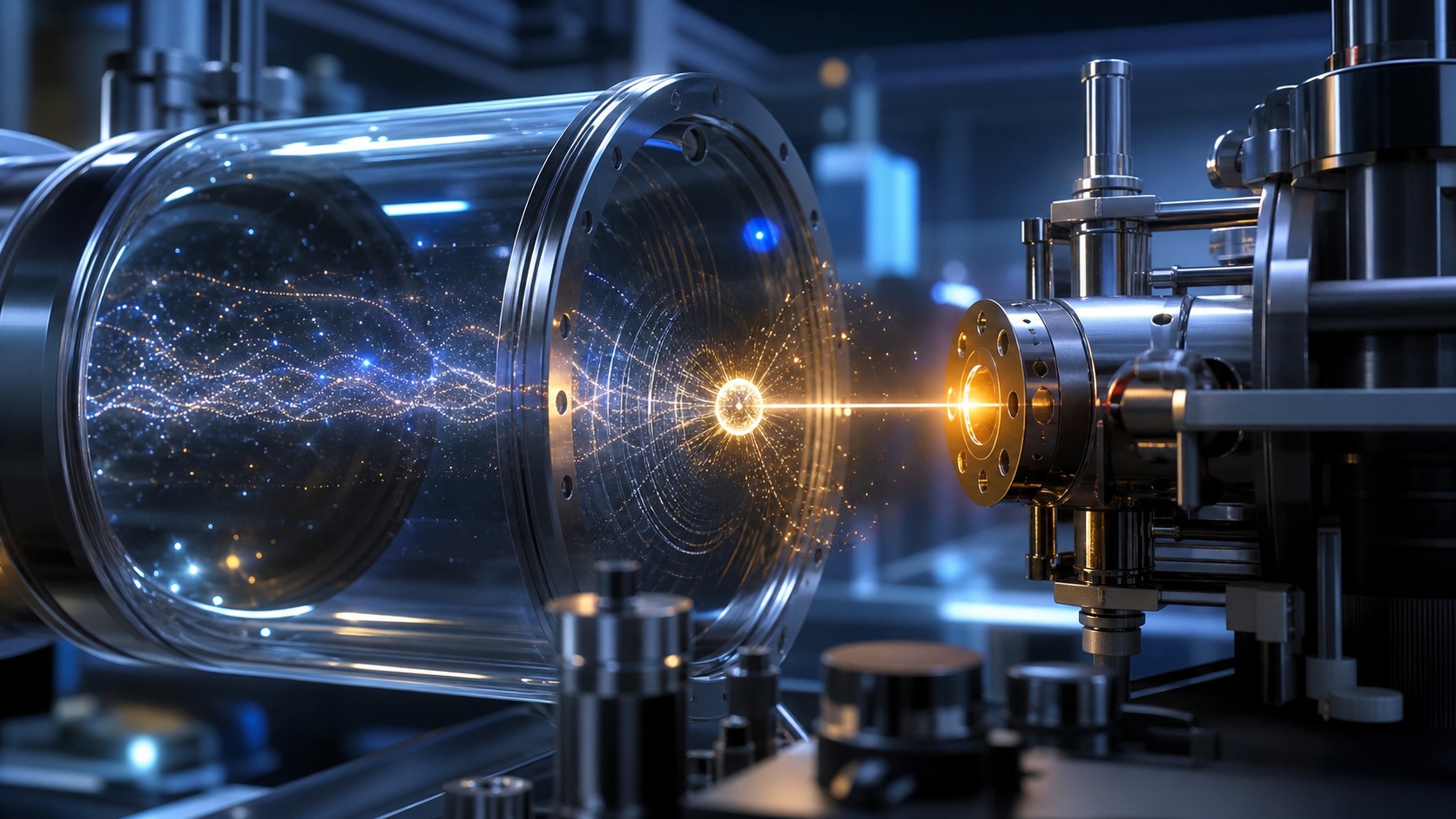 Quantum measurement concept image for Why Measuring a Quantum Particle Changes It