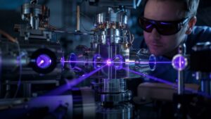 Clean quantum control laboratory with blank pulse hardware and isolated chamber