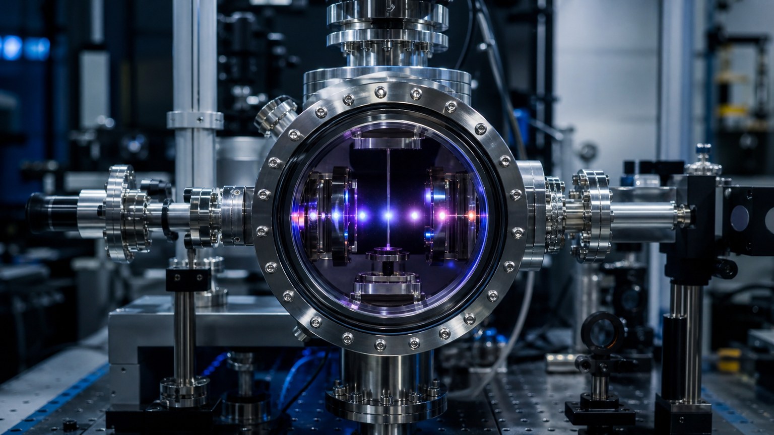 Unmarked quantum apparatus with a faint beam changing through a timed sequence