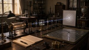 Matter-wave laboratory setup with ripple tray and electron diffraction apparatus