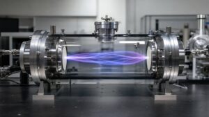 Unmarked quantum measurement chamber with soft possible paths near a blank detector