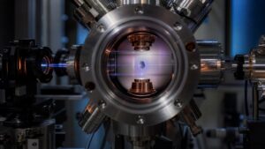 Unmarked modern quantum experiment with a levitated particle and clean optical paths